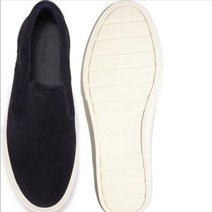 Vince Slip On Velvet Sneakers